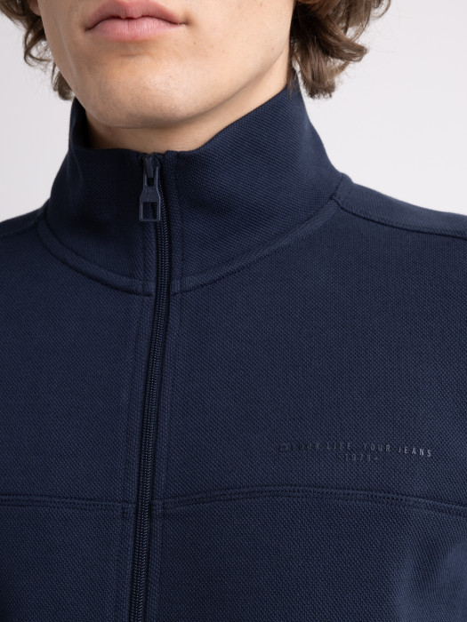 Mikina na zips námornícka modrá WLADOR 403